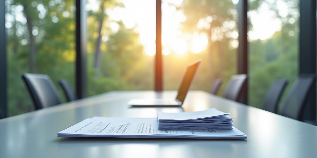 Modern workspace reflecting financial clarity and professional service